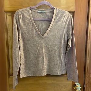 Crop long sleeve top size Large